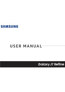 Samsung Galaxy J7 Refine manual. Smartphone Instructions.